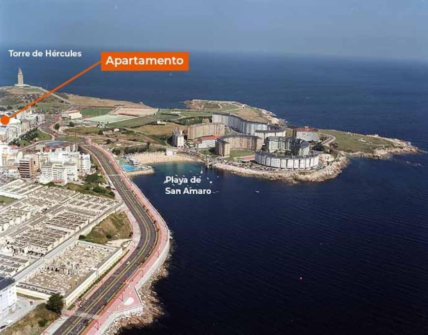 Apartamento Torre De Hercules A Coruña Exteriér fotografie